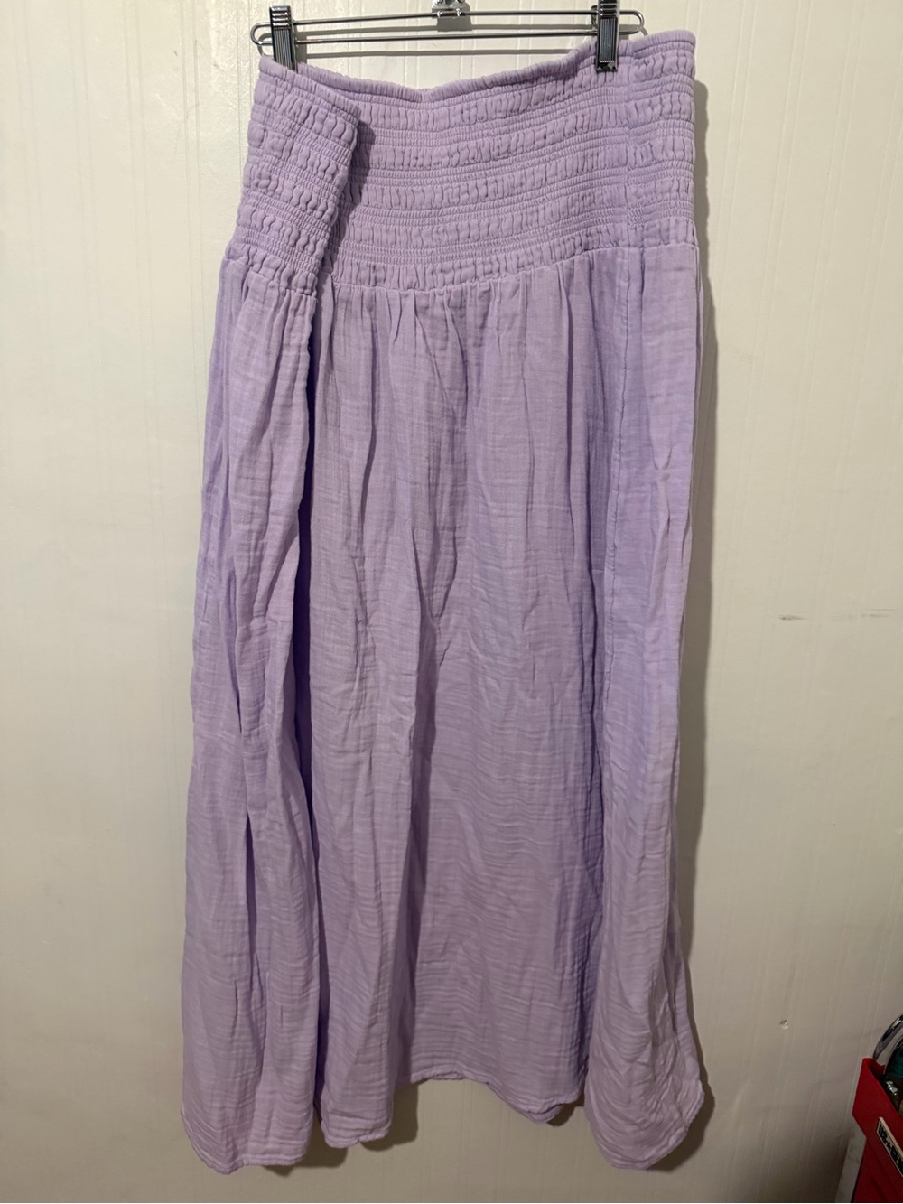 Old Navy Lavender Smocked Waist Maxi Skirt XL Tall NWT
